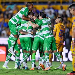 Tigres (3-2) Santos Laguna: Resumen, goles y resultado