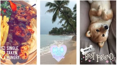 Snapchat te aconseja los filtros que mejoran tus fotos