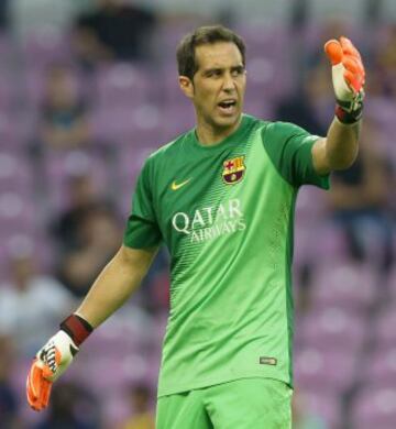 Claudio Bravo es una de las mejores figuras en la actual temporada de Barcelona.