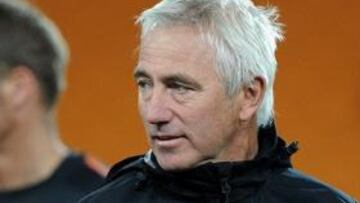 El seleccionador holandés, <b>Bert van Marwijk</b>.