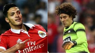 Jímenez llegó a 100 juegos con Benfica y Ochoa no recibió gol