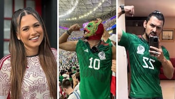 Famosos que apoyan a México en el partido ante Argentina