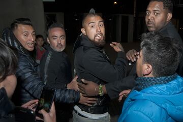Santiago 30 Mayo 2017.
Arturo Vidal participa en actividad en el estadio que lleva su nombre.