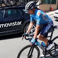 Enric Mas, caída y retirada en el GP Indurain