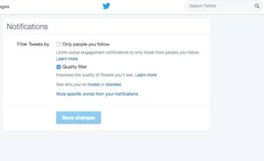 Cómo quitar el filtro de calidad de Twitter y recibir más tweets
