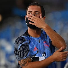 Hazard regresa, pero trabaja en el gimnasio junto a Bale