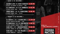 Torneo Clausura 2019: horarios, partidos y fixture de la fecha 16