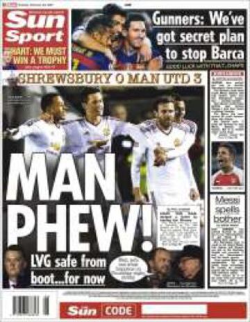 Portadas de la prensa mundial