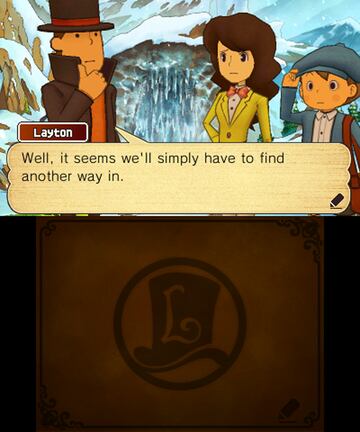 Captura de pantalla - Profesor Layton y el Legado de la Super Civilización (3DS)