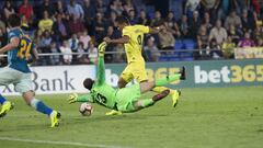 Oblak se lanza en el mano a mano con Bacca del Villarreal-Atl&eacute;tico.
 
 