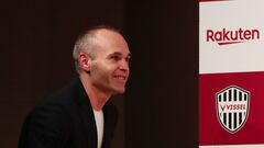 La presentación de Andrés Iniesta con el Vissel Kobe en imágenes