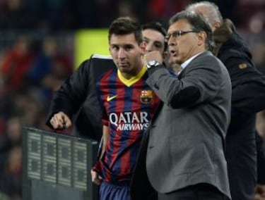 El fantasma de las lesiones preocupa a Lionel Messi y al Tata Martino