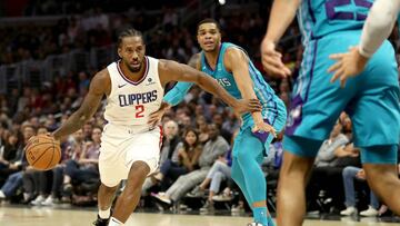 Kawhi, durante el partido que ha enfrentado a los Clippers y a los Hornets