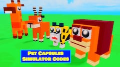 Roblox: Pet capsules simulator codes