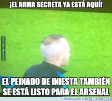 Los memes más divertidos del Arsenal-Barcelona