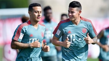 James Rodríguez y Thiago elogiados por Franz Beckenbauer.