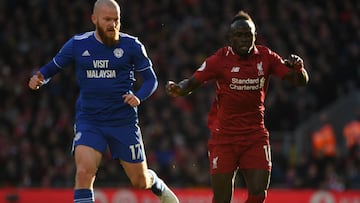 Mané ante el Cardiff.