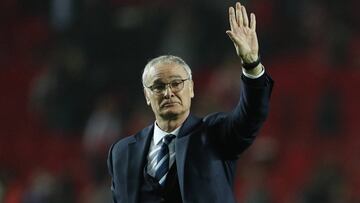 Ranieri agradece el apoyo a su afici&oacute;n tras el encuentro frente al Sevilla.