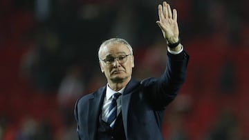 Ranieri agradece el apoyo a su afici&oacute;n tras el encuentro frente al Sevilla.