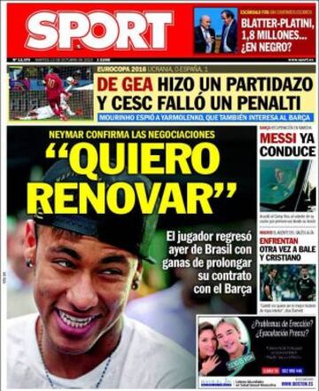 Portadas de la prensa extranjera