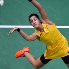 Carolina Marín comienza con derrota en las Finales