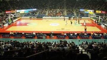 <b>EXCELENTE ESCENARIO. </b>Todos los abonos se han vendido para los partidos de la fase final de la Copa del Rey que se disputarán en el Fernando Buesa Arena.