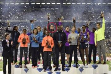 La atleta española Ruth Beitia se proclamó en 2015 vencedora de la Liga de Diamante en salto de altura por primera vez en la historia del atletismo nacional, con un total de 14 puntos