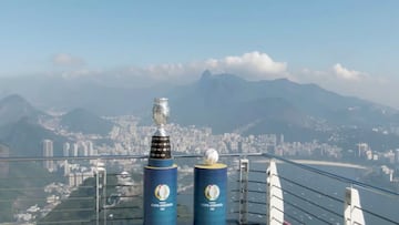 La Copa América ya luce con el Pan de Azúcar en Río de Janeiro