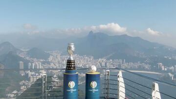 La Copa América ya luce con el Pan de Azúcar en Río de Janeiro