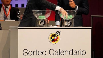 Sorteo del calendario de Liga: fechas y partidos por jornada en Primera y Segunda