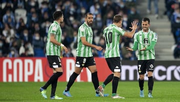 Resumen y goles del Real Sociedad 0 - Betis 4; Copa del Rey