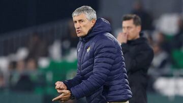 Setién, entrenador del Real Betis.