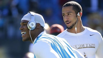 "Estaré listo si llega": Cam Newton sobre Colin Kaepernick