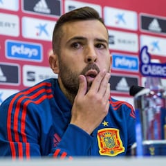 Rueda de prensa de Jordi Alba: "No me arrepiento de nada"