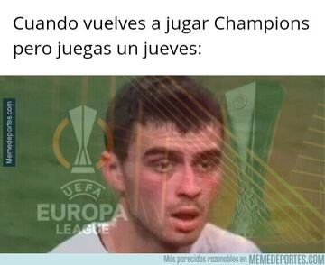 Los mejores memes de la primera jornada de Champions