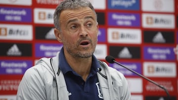 Luis Enrique: "A los delanteros no les exigimos gol; llegarán de forma colectiva"