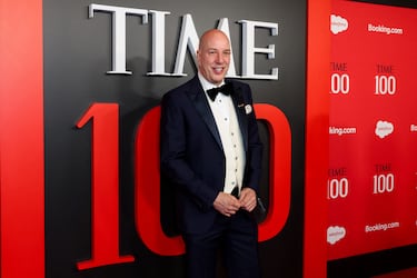 Anthony Romero posa en la alfombra roja de la gala TIME100 celebrada en la ciudad de Nueva York. 
