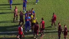 “Cabeceó la botella”: la agresión que ocasionó un escándalo en el fútbol argentino