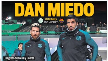 Portada de 'Sport' del miércoles 23 de noviembre de 2016.