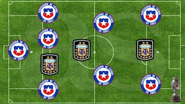 8 chilenos y 3 argentinos en el equipo ideal de la Copa América