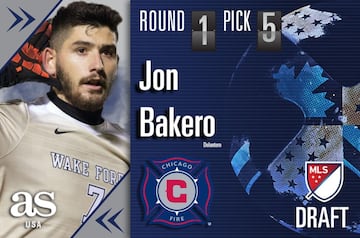 Fue el pick #5 del SuperDraft de la MLS 2018, y fue Chicago Fire quien apostó por el español para reforzar su plantel.