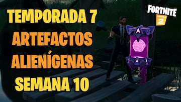 Fortnite: d&oacute;nde est&aacute;n los artefactos alien&iacute;genas de la Semana 10 de la Temporada 7