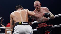 George Groves gana por KO en el cuarto asalto a Jamie Cox por el mundial WBA en los cuartos de final de las World Boxing Super Series.