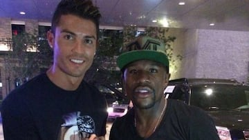 Cristiano y Mayweather.
