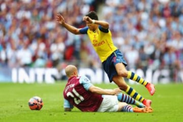 Alexis Sánchez sumó su segundo título en Arsenal.