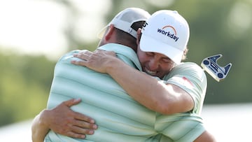 Matt Fitzpatrick le regala a su hermano una tarjeta del PGA