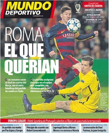 "A treat": Barcelona press respond to Champions League draw