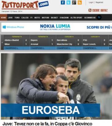 Portadas de la prensa extranjera