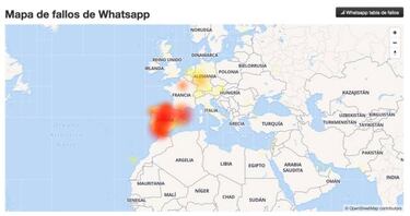 Caída masiva en España de WhatsApp e Instagram de nuevo