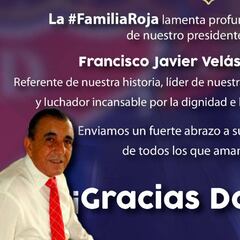 Falleció Javier Velásquez, presidente honorario del DIM